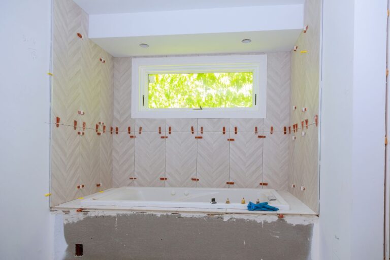 Pose baignoire sans tasseau