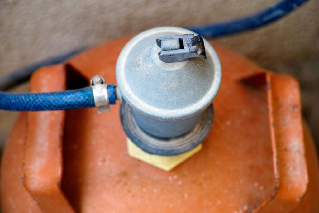 bouteille de gaz neuve mais petite flamme