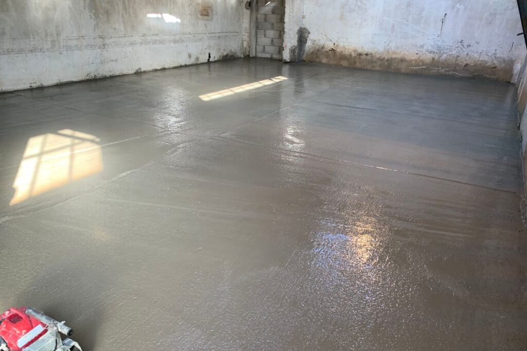 poser chape sur terre battue