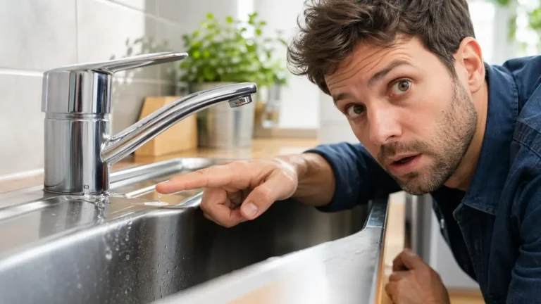Mitigeur de cuisine qui fuit à la base : Voici comment procéder par étape